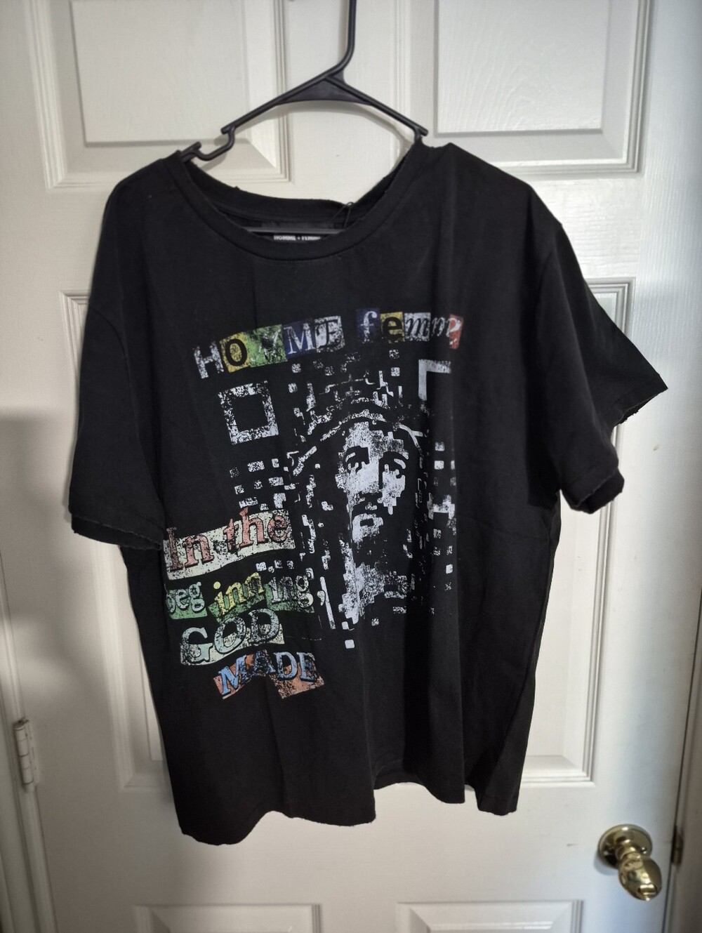 Homme + Femme Digital Genesis Tee Black XXL NWT + Dust Bag $110 MSRP